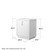 Wyndham WCF111130SWHCXSXXMXX Icon 30 Inch Single Bathroom Vanity in White, No Countertop, No Sink, Brushed Nickel Trim