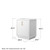 Wyndham WCF111130SWZCXSXXMXX Icon 30 Inch Single Bathroom Vanity in White, No Countertop, No Sink, Satin Bronze Trim Wyndham WCF111130SWZCXSXXMXX Icon 30 Inch Single Bathroom Vanity in White, No Countertop, No Sink, Satin Bronze Trim