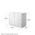 Wyndham WCF111142SWHCXSXXM34 Icon 42 Inch Single Bathroom Vanity in White, No Countertop, No Sink, Brushed Nickel Trim, 34 Inch Mirror Wyndham WCF111142SWHCXSXXM34 Icon 42 Inch Single Bathroom Vanity in White, No Countertop, No Sink, Brushed Nickel Trim, 34 Inch Mirror