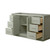 Wyndham WCF111160SLGCXSXXMXX Icon 60 Inch Single Bathroom Vanity in Light Green, No Countertop, No Sink, Brushed Nickel Trim Wyndham WCF111160SLGCXSXXMXX Icon 60 Inch Single Bathroom Vanity in Light Green, No Countertop, No Sink, Brushed Nickel Trim