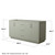 Wyndham WCF111166DLGCXSXXMXX Icon 66 Inch Double Bathroom Vanity in Light Green, No Countertop, No Sink, Brushed Nickel Trim Wyndham WCF111166DLGCXSXXMXX Icon 66 Inch Double Bathroom Vanity in Light Green, No Countertop, No Sink, Brushed Nickel Trim