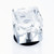 JVJ Oil Rubbed Bronze 31% Leaded Crystal 30 mm (1 3/16") Square Door Knob - 51920