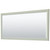 Wyndham WCF111172DLGCMUNSM70 Icon 72 Inch Double Bathroom Vanity in Light Green, White Carrara Marble Countertop, Undermount Square Sinks, Brushed Nickel Trim, 70 Inch Mirror