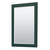 Wyndham WCF292930SGKCXSXXM24 Miranda 30 Inch Single Bathroom Vanity in Green, No Countertop, No Sink, Matte Black Trim, 24 Inch Mirror