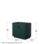 Wyndham WCF292936SGKCXSXXMXX Miranda 36 Inch Single Bathroom Vanity in Green, No Countertop, No Sink, Matte Black Trim