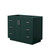 Wyndham WCF292942SGECXSXXMXX Miranda 42 Inch Single Bathroom Vanity in Green, No Countertop, No Sink, Brushed Nickel Trim Wyndham WCF292942SGECXSXXMXX Miranda 42 Inch Single Bathroom Vanity in Green, No Countertop, No Sink, Brushed Nickel Trim