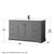 Wyndham WCV232360SGBWCUNSM58 Avery 60 Inch Single Bathroom Vanity in Dark Gray, White Cultured Marble Countertop, Undermount Square Sink, Matte Black Trim, 58 Inch Mirror