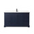 Wyndham WCV232360SBBC2UNSMXX Avery 60 Inch Single Bathroom Vanity in Dark Blue, Carrara Cultured Marble Countertop, Undermount Square Sink, Matte Black Trim