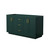 Wyndham WCF292960DGDCXSXXMXX Miranda 60 Inch Double Bathroom Vanity in Green, No Countertop, No Sink, Brushed Gold Trim