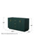 Wyndham WCF292960DGDCXSXXMXX Miranda 60 Inch Double Bathroom Vanity in Green, No Countertop, No Sink, Brushed Gold Trim