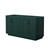 Wyndham WCF292960DGKCXSXXMXX Miranda 60 Inch Double Bathroom Vanity in Green, No Countertop, No Sink, Matte Black Trim
