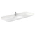 Wyndham WCF292960SGDC2UNSMXX Miranda 60 Inch Single Bathroom Vanity in Green, Carrara Cultured Marble Countertop, Undermount Square Sink, Brushed Gold Trim