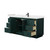 Wyndham WCF292966SGKC2UNSMXX Miranda 66 Inch Single Bathroom Vanity in Green, Carrara Cultured Marble Countertop, Undermount Square Sink, Matte Black Trim