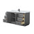 Wyndham WCF292966SGBCMUNSMXX Miranda 66 Inch Single Bathroom Vanity in Dark Gray, White Carrara Marble Countertop, Undermount Square Sink, Matte Black Trim
