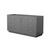 Wyndham WCF292966SKGCXSXXMXX Miranda 66 Inch Single Bathroom Vanity in Dark Gray, No Countertop, No Sink, Brushed Nickel Trim