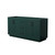 Wyndham WCF292966DGKCXSXXMXX Miranda 66 Inch Double Bathroom Vanity in Green, No Countertop, No Sink, Matte Black Trim