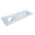 Wyndham WCS202072DGBCMUNOMED Deborah 72 Inch Double Bathroom Vanity in Dark Gray, White Carrara Marble Countertop, Undermount Oval Sinks, Matte Black Trim, Medicine Cabinets