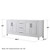 Wyndham WCV252580DWBCXSXXM24 Daria 80 Inch Double Bathroom Vanity in White, No Countertop, No Sink, Matte Black Trim, 24 Inch Mirrors