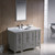 Fresca FVN20-122412GR Fresca Oxford 48" Gray Traditional Bathroom Vanity