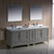 Fresca FVN20-361236GR Fresca Oxford 84" Gray Traditional Double Sink Bathroom Vanity