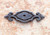 JVJ Iron Finish 3" Deco Back Plate for Door Knob - 46722