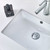 Fresca FVN6136WH-UNS-L Fresca Lucera 36" White Wall Hung Undermount Sink Modern Bathroom Vanity w/ Medicine Cabinet - Left Version