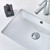 Fresca FVN6136WH-UNS-R Fresca Lucera 36" White Wall Hung Undermount Sink Modern Bathroom Vanity w/ Medicine Cabinet - Right Version