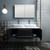 Fresca FVN6148ES-VSL-D Fresca Lucera 48" Espresso Wall Hung Double Vessel Sink Modern Bathroom Vanity w/ Medicine Cabinet