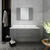 Fresca FVN6148GR-UNS Fresca Lucera 48" Gray Wall Hung Undermount Sink Modern Bathroom Vanity w/ Medicine Cabinet