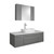 Fresca FVN6148GR-VSL Fresca Lucera 48" Gray Wall Hung Vessel Sink Modern Bathroom Vanity w/ Medicine Cabinet