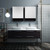 Fresca FVN6160ES-VSL-D Fresca Lucera 60" Espresso Wall Hung Double Vessel Sink Modern Bathroom Vanity w/ Medicine Cabinets