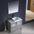 Fresca FVN6236GR-VSL Fresca Torino 36" Gray Modern Bathroom Vanity w/ Vessel Sink