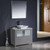 Fresca FVN6236GR-VSL Fresca Torino 36" Gray Modern Bathroom Vanity w/ Vessel Sink