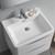 Fresca FVN9024WH Fresca Tuscany 24" Glossy White Wall Hung Modern Bathroom Vanity w/ Medicine Cabinet