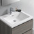 Fresca FVN9324MGO Fresca Lazzaro 24" Gray Wood Free Standing Modern Bathroom Vanity w/ Medicine Cabinet