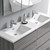 Fresca FVN93-3030HA-D Fresca Lazzaro 60" Glossy Ash Gray Free Standing Double Sink Modern Bathroom Vanity w/ Medicine Cabinet
