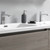Fresca FVN93-3030MGO-D Fresca Lazzaro 60" Gray Wood Free Standing Double Sink Modern Bathroom Vanity w/ Medicine Cabinet