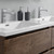 Fresca FVN93-3030RW-D Fresca Lazzaro 60" Rosewood Free Standing Double Sink Modern Bathroom Vanity w/ Medicine Cabinet