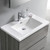Fresca FVN9330HA Fresca Lazzaro 30" Glossy Ash Gray Free Standing Modern Bathroom Vanity w/ Medicine Cabinet