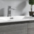 Fresca FVN9360HA-S Fresca Lazzaro 60" Glossy Ash Gray Free Standing Single Sink Modern Bathroom Vanity w/ Medicine Cabinet