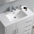 Fresca FVN9436WH-R Fresca Imperia 36" Glossy White Free Standing Modern Bathroom Vanity w/ Medicine Cabinet - Right Version