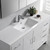 Fresca FVN9460WH-S Fresca Imperia 60" Glossy White Free Standing Single Sink Modern Bathroom Vanity w/ Medicine Cabinet