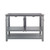 Fresca FCB2348GR-D Fresca Manchester 48" Gray Traditional Double Sink Bathroom Vanity Cabinet