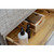 Fresca FCB31-2424ASH-FC Fresca Formosa 46" Floor Standing Double Sink Modern Bathroom Vanity Cabinet in Ash