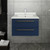 Fresca FCB6124RBL-UNS Fresca Lucera 24" Royal Blue Wall Hung Undermount Sink Modern Bathroom Vanity Cabinet