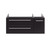 Fresca FCB6136ES-UNS-L Fresca Lucera 36" Espresso Wall Hung Undermount Sink Modern Bathroom Vanity Cabinet - Left Version