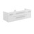 Fresca FCB6148WH-UNS-D Fresca Lucera 48" White Wall Hung Double Undermount Sink Modern Bathroom Vanity Cabinet