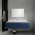 Fresca FCB6160RBL-UNS Fresca Lucera 60" Royal Blue Wall Hung Single Undermount Sink Modern Bathroom Vanity Cabinet