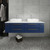 Fresca FCB6160RBL-VSL-D Fresca Lucera 60" Royal Blue Wall Hung Double Vessel Sink Modern Bathroom Vanity Cabinet