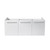 Fresca FCB8092WH-D Fresca Vista 48" White Wall Hung Double Sink Modern Bathroom Vanity Cabinet